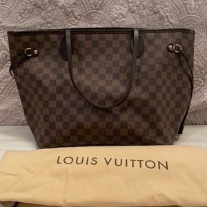 Authentic Louis Vuitton Neverfull Damier Ebene